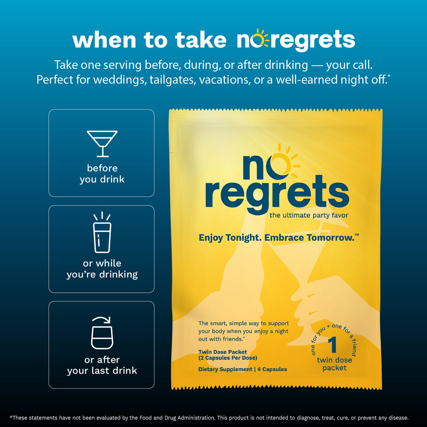 No Regrets – The Ultimate Party Favor