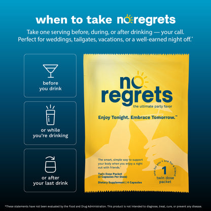 No Regrets – The Ultimate Party Favor